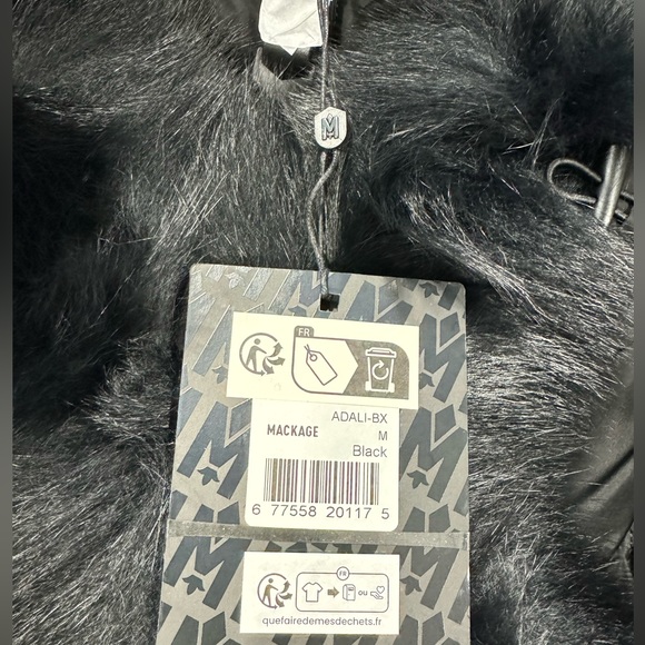 MACKAGE ADALI-BX BLACK M - BRAND NEW LADIES DOWN COAT - Picture 5 of 6